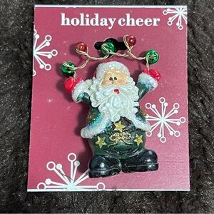 Santa Brooch